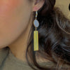 Rose Quartz Tassel Earrings