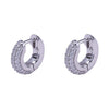 Baby silver hoops