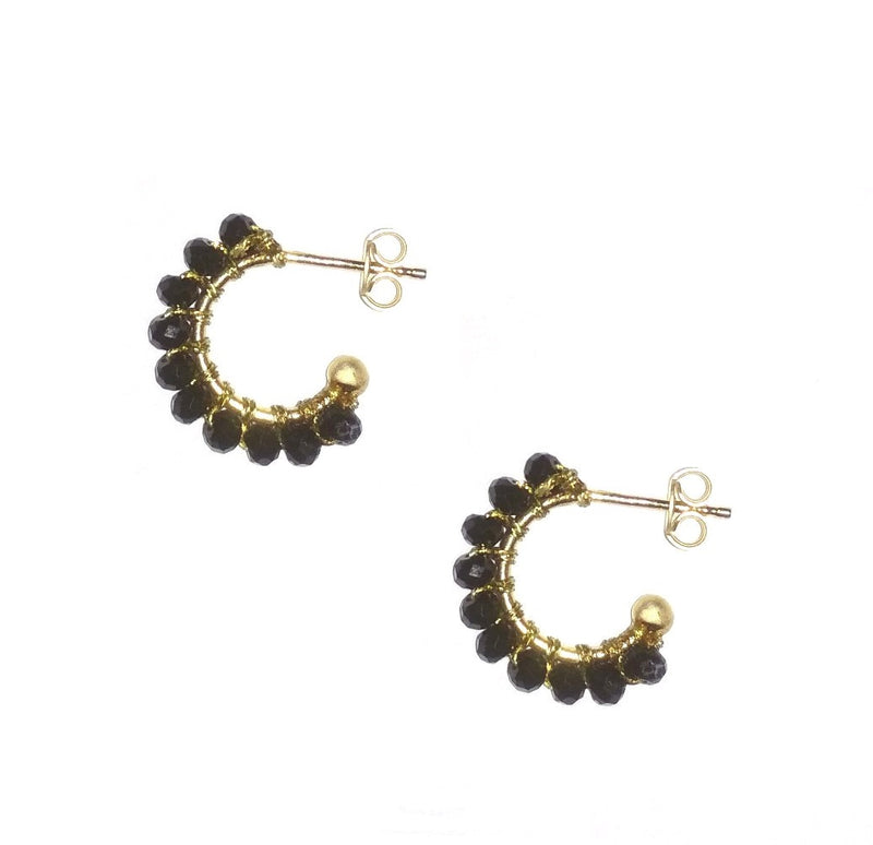 Black Onyx Boho Earrings